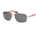 Prada Sport PS51MS Gunmetal/Red Sport Sunglasses