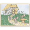 Free useful problem solver for Maple School desk House Mouse Scuttle School Rubber Stamp