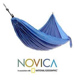Nylon 'Island Waterfall' Parachute Hammock (Indonesia)