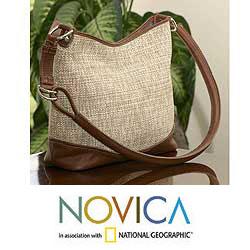 Cotton 'Honey Weaves' Shoulder Bag (Guatemala)