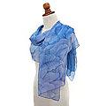 Silk 'Heavenly Blossoms' Scarf (Indonesia)