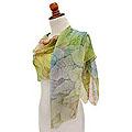 Silk 'Rainbow Petals' Scarf (Indonesia)