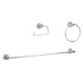 Fontaine Pari 3-piece Chrome Bathroom Accessory Set