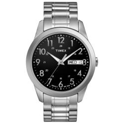 Timex Men's T2M932 Elevated Classics Dress Stainless Steel Expansion Band Watch