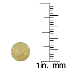 14k Yellow Gold Ball Stud Earrings