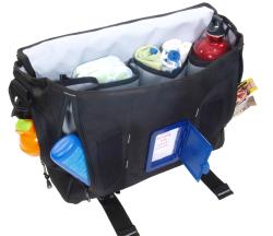 DadGear Messenger Diaper Bag in Ancient Argyle