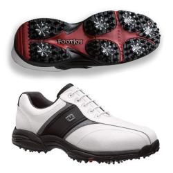 FootJoy Men's GreenJoy White/ Black/ Grey Golf Shoes