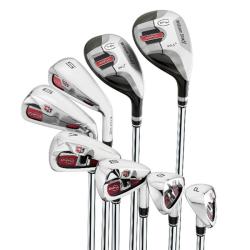 Wilson Staff Men's D-FY Hybrid/Iron Combo Iron Set
