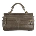 Roberto Cavalli Small Taupe Leather Satchel