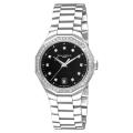 Baume & Mercier Women's 'Riviera' Black Dial Diamond Watch