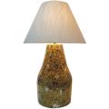 Golden Sunshine Glass 1-light Mosaic Table Lamp