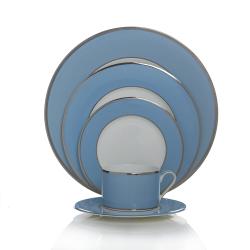 Mikasa 'Color Studio' Light Blue Platinum 5-piece Dinnerware