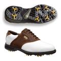 FootJoy Men's SuperLites White/ Brown Golf Shoes