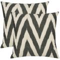 Deco 22-inch Charcoal Grey Decorative Pillows (Set of 2)