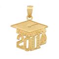 Free correlative guideline for personalized graffiti t shirts 14k Yellow Gold 2011 Graduation Charm