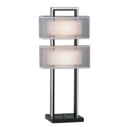 Nova Lighting 'Amarillo' Nickel Finish Table Lamp 
