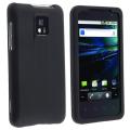 Black Rubber Coated Case for LG G2x/ T-Mobile G2x
