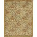 Handmade Tree of Life Slate Blue Wool Rug (12' x 15')