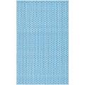 Handmade Thom Filicia Ackerman Summer Blue Indoor/ Outdoor Rug (2' x 8')