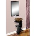 DreamLine Vanity, Natural Stone Sink and Mirror