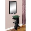 Vanity, Green Stone Sink and Mirror