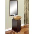 Modern Slim Line Mahogany Finish Vanity