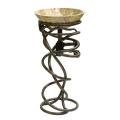 Tips on Wrought iron stairs DreamLine Wrought Iron Vanity and Emperador Light Vessel Sink