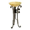 Convenient hint on Wrought iron toilet paper holder DreamLine Wrought Iron Stand with Honey Onyx Natural Stone Vessel Sink