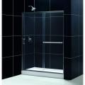 DreamLine Infinity Plus 60x72-inch Chrome Clear Shower Door