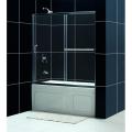 DreamLine Infinity Plus 58x60-inch Clear Glass Bathtub Door
