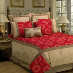 Sherry Kline Synergy Red 8-piece Comforter Set