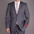 Mantoni Men's Charcoal Gray Wool Slim-fit 2-button Suit