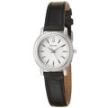 Bulova Women's 'Strap' Stainless Steel and Leather Quartz Watch