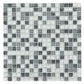 Silver Grey and Blue Sand Mosaic Tiles B-217 (Case of 11)