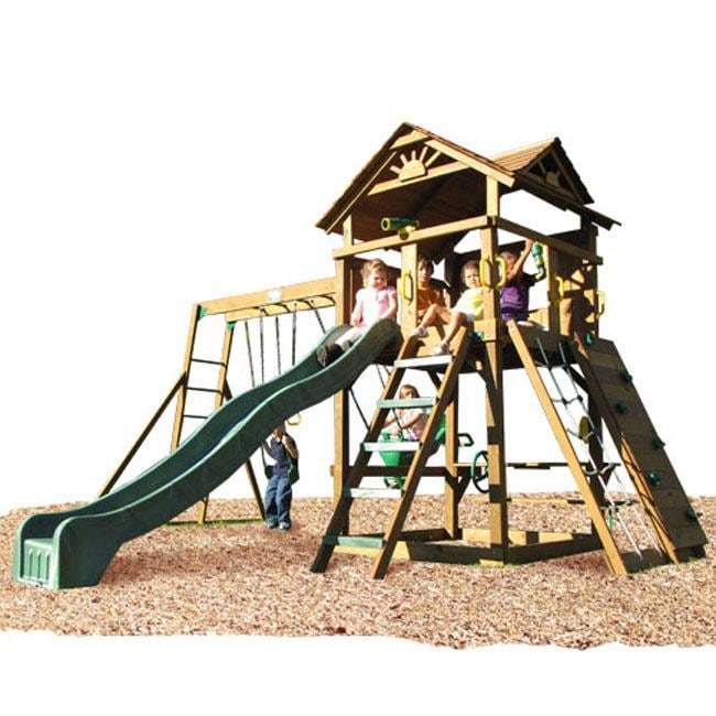 Play Time Stockbridge Series Swing Set Top Ladder with Chain