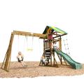 Play Time Franklin Series Swing Set with Top Ladder and Chain Accessories