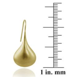 18k Gold over Sterling Silver Teardrop Earrings