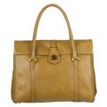 Fendi Camel Leather Satchel