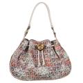 Free connected data for dooney and bourke graffiti wallets Fendi Mini Floral Zucchino Canvas Drawstring Hobo Bag