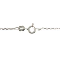 Meredith Leigh Sterling Silver Onyx and Cubic Zirconia Necklace