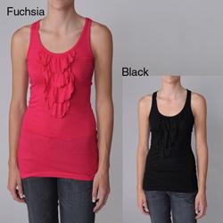 Ci Sono by Journee Junior's Ruffle Scoop Neck Tank