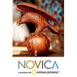 Suar Wood 'Ambition' Sculpture (Indonesia)