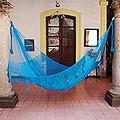 Nylon 'Blue Heaven' Large Deluxe Hammock (Mexico)