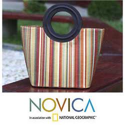 Cotton 'Samba Chic' Medium Tote Bag (Brazil)