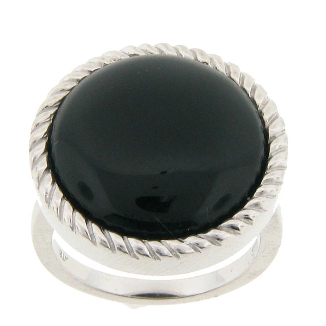 Meredith Leigh Sterling Silver Onyx Ring