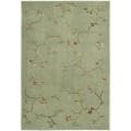 Hand-tufted Green Spring Hill Rug (5' x 7'6)