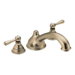 Moen Antique Bronze Double-handle Low Arc Roman Tub Faucet