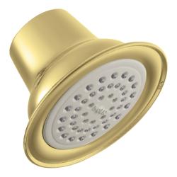 Moen Polished Brass One Function Easy Clean Xlt Showerhead