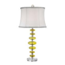 Chamomile Infusion Green Glass Table Lamp