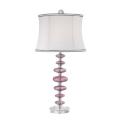 Lavender Breeze 1-light Purple Glass Table Lamp